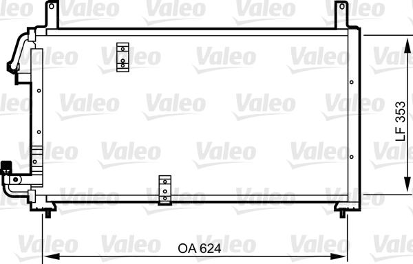 Valeo 814277 - Condensatore, Climatizzatore autozon.pro