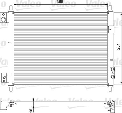 Valeo 815092 - Condensatore, Climatizzatore autozon.pro