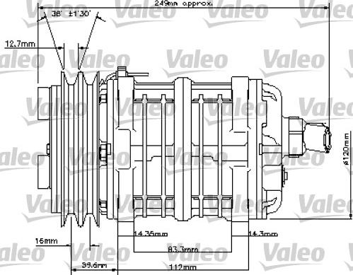 Valeo 815802 - Compressore, Climatizzatore autozon.pro