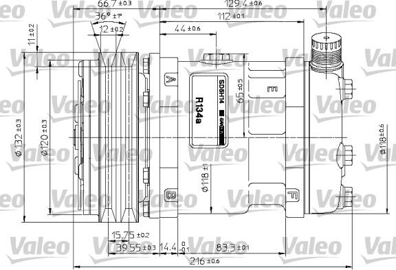 Valeo 815878 - Compressore, Climatizzatore autozon.pro