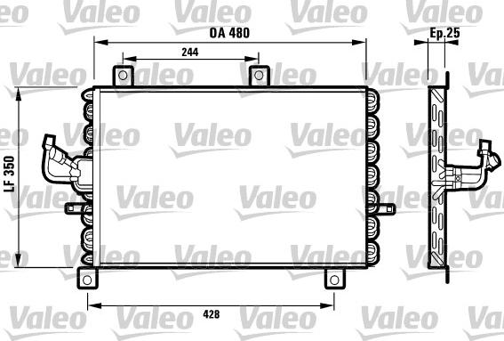 Valeo 816965 - Condensatore, Climatizzatore autozon.pro