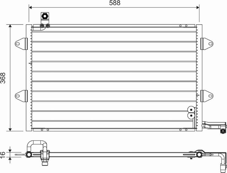 Valeo 816910 - Condensatore, Climatizzatore autozon.pro