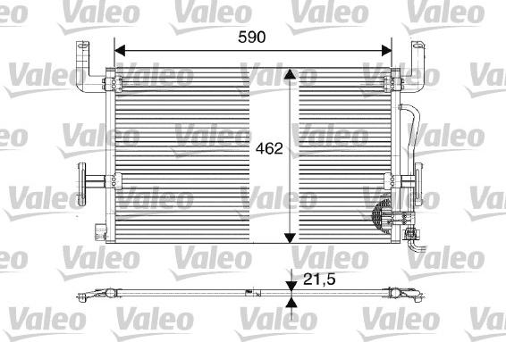 Valeo 816980 - Condensatore, Climatizzatore autozon.pro