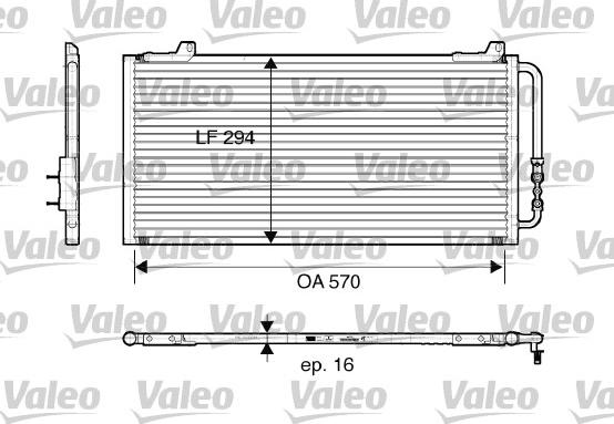 Valeo 816921 - Condensatore, Climatizzatore autozon.pro