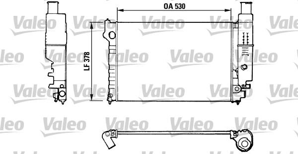 Valeo 816554 - Radiatore, Raffreddamento motore autozon.pro