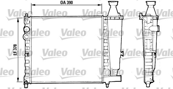 Valeo 816555 - Radiatore, Raffreddamento motore autozon.pro