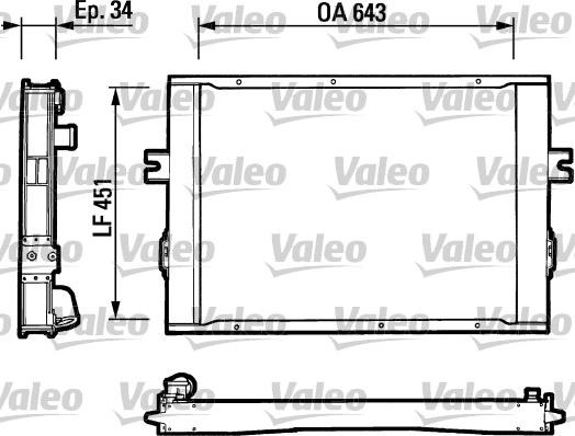 Valeo 816649 - Radiatore, Raffreddamento motore autozon.pro