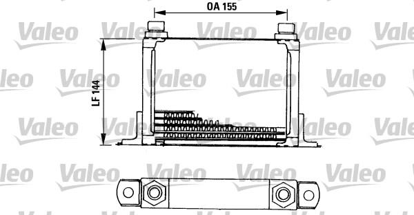 Valeo 816666 - Radiatore olio, Olio motore autozon.pro