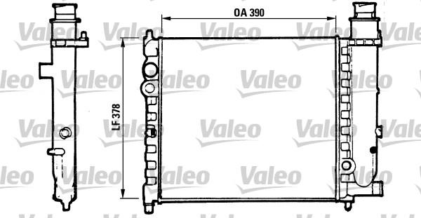 Valeo 816700 - Radiatore, Raffreddamento motore autozon.pro