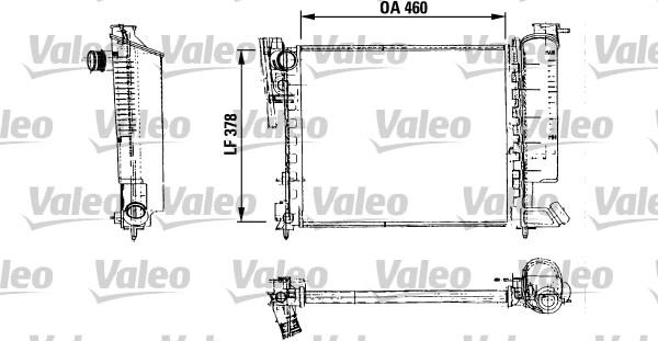 Valeo 816715 - Radiatore, Raffreddamento motore autozon.pro