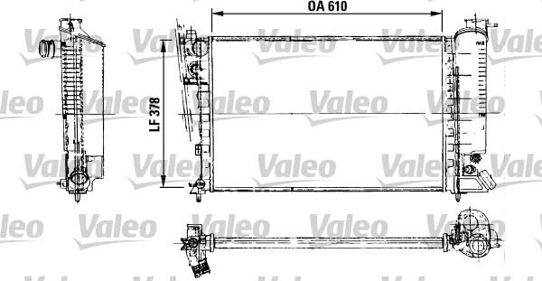 Valeo 816716 - Radiatore, Raffreddamento motore autozon.pro