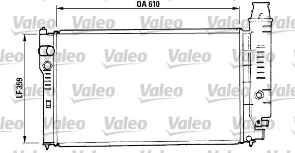 Valeo 810955 - Radiatore, Raffreddamento motore autozon.pro