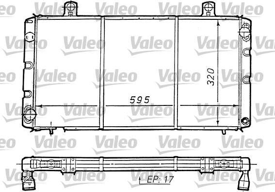 Valeo 810964 - Radiatore, Raffreddamento motore autozon.pro