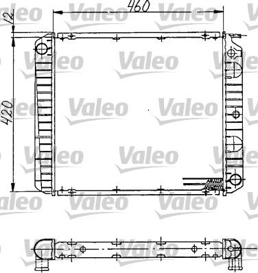 Valeo 810968 - Radiatore, Raffreddamento motore autozon.pro