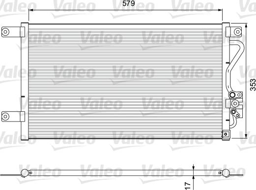 Valeo 810929 - Condensatore, Climatizzatore autozon.pro