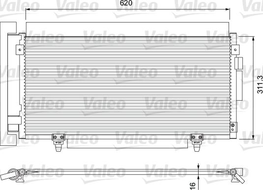 Valeo 810923 - Condensatore, Climatizzatore autozon.pro