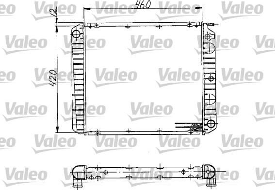 Valeo 810970 - Radiatore, Raffreddamento motore autozon.pro