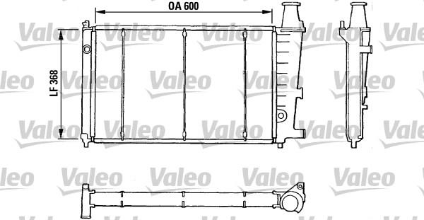 Valeo 810807 - Radiatore, Raffreddamento motore autozon.pro