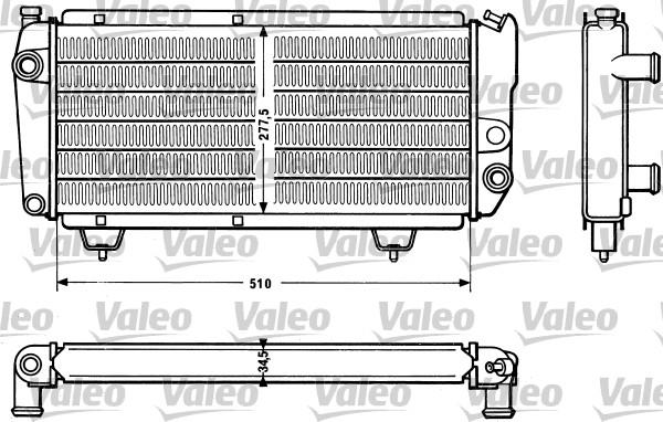 Valeo 810831 - Radiatore, Raffreddamento motore autozon.pro