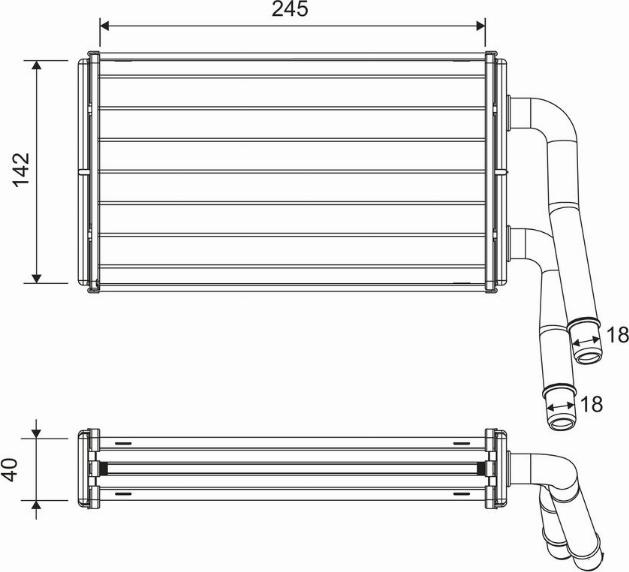 Valeo 811599 - Scambiatore calore, Riscaldamento abitacolo autozon.pro