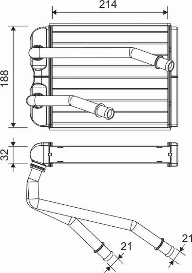 Valeo 811598 - Scambiatore calore, Riscaldamento abitacolo autozon.pro