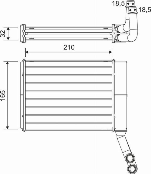 Valeo 811597 - Scambiatore calore, Riscaldamento abitacolo autozon.pro