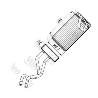 Valeo 811549 - Scambiatore calore, Riscaldamento abitacolo autozon.pro