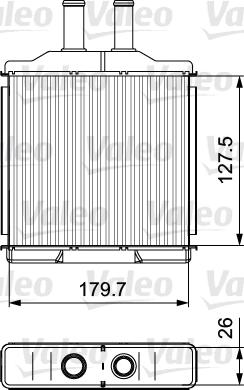 Valeo 811541 - Scambiatore calore, Riscaldamento abitacolo autozon.pro