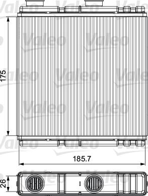 Valeo 811543 - Scambiatore calore, Riscaldamento abitacolo autozon.pro