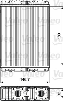 Valeo 811557 - Scambiatore calore, Riscaldamento abitacolo autozon.pro