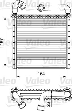 Valeo 811506 - Scambiatore calore, Riscaldamento abitacolo autozon.pro