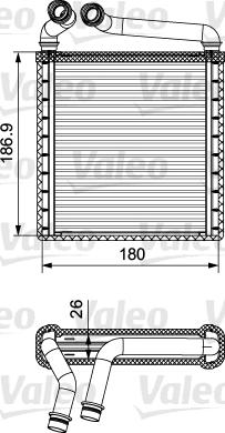 Valeo 811500 - Scambiatore calore, Riscaldamento abitacolo autozon.pro