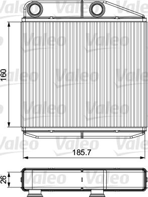 Valeo 811502 - Scambiatore calore, Riscaldamento abitacolo autozon.pro