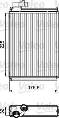 Valeo 811507 - Scambiatore calore, Riscaldamento abitacolo autozon.pro