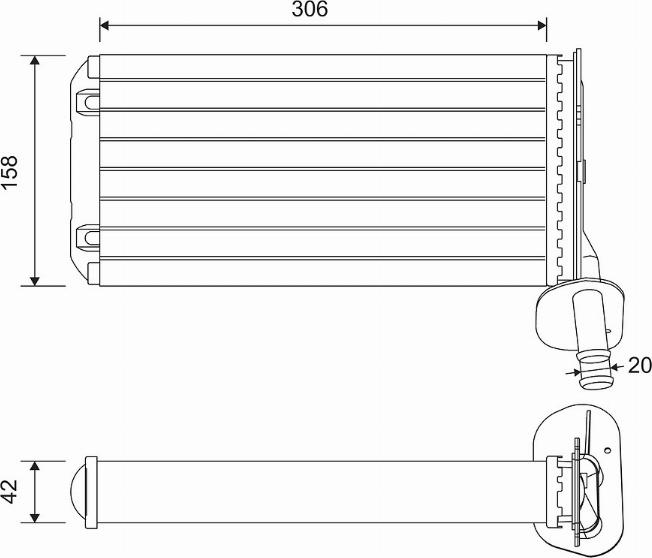 Valeo 811519 - Scambiatore calore, Riscaldamento abitacolo autozon.pro