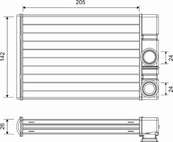 Valeo 811513 - Scambiatore calore, Riscaldamento abitacolo autozon.pro