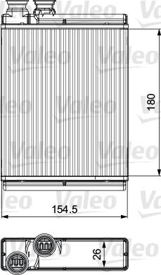 Valeo 811517 - Scambiatore calore, Riscaldamento abitacolo autozon.pro