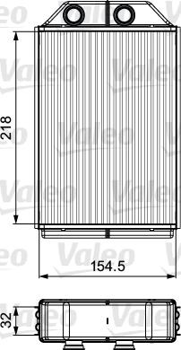 Valeo 811530 - Scambiatore calore, Riscaldamento abitacolo autozon.pro