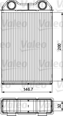 Valeo 811533 - Scambiatore calore, Riscaldamento abitacolo autozon.pro