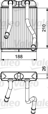 Valeo 811532 - Scambiatore calore, Riscaldamento abitacolo autozon.pro