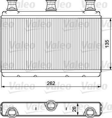 Valeo 811537 - Scambiatore calore, Riscaldamento abitacolo autozon.pro