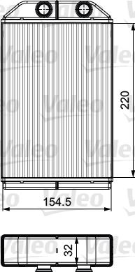 Valeo 811529 - Scambiatore calore, Riscaldamento abitacolo autozon.pro