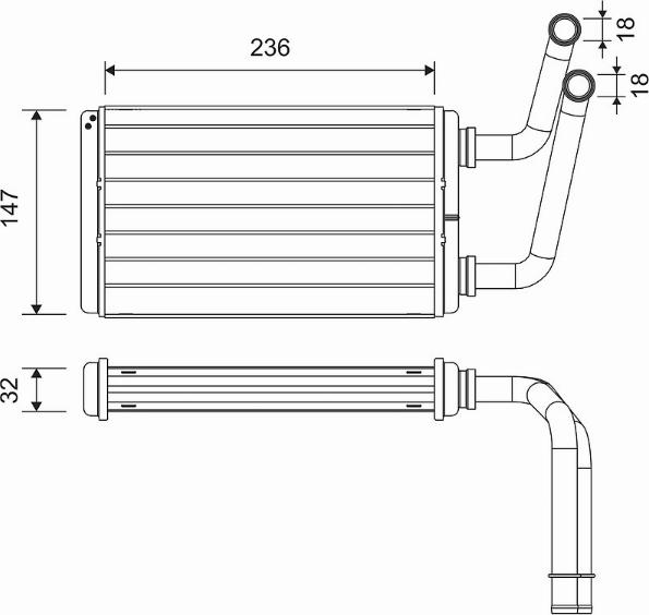 Valeo 811528 - Scambiatore calore, Riscaldamento abitacolo autozon.pro