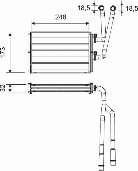 Valeo 811523 - Scambiatore calore, Riscaldamento abitacolo autozon.pro