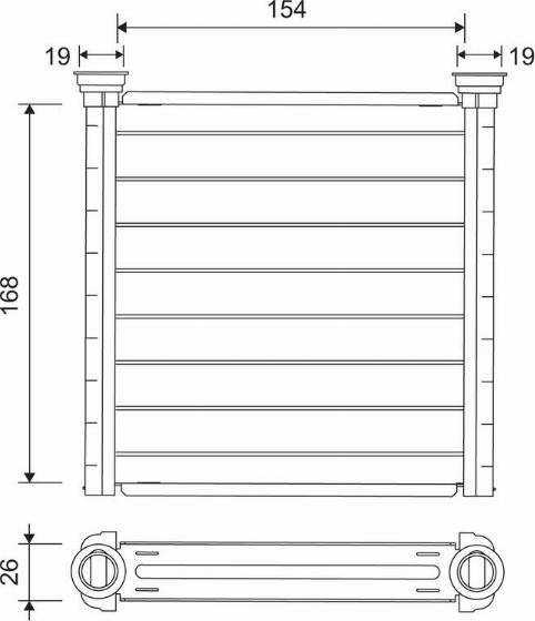 Valeo 811649 - Scambiatore calore, Riscaldamento abitacolo autozon.pro