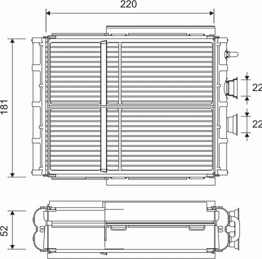 Valeo 811656 - Scambiatore calore, Riscaldamento abitacolo autozon.pro