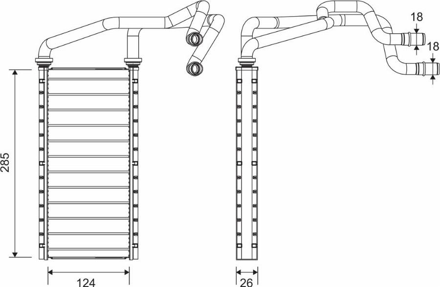 Valeo 811657 - Scambiatore calore, Riscaldamento abitacolo autozon.pro