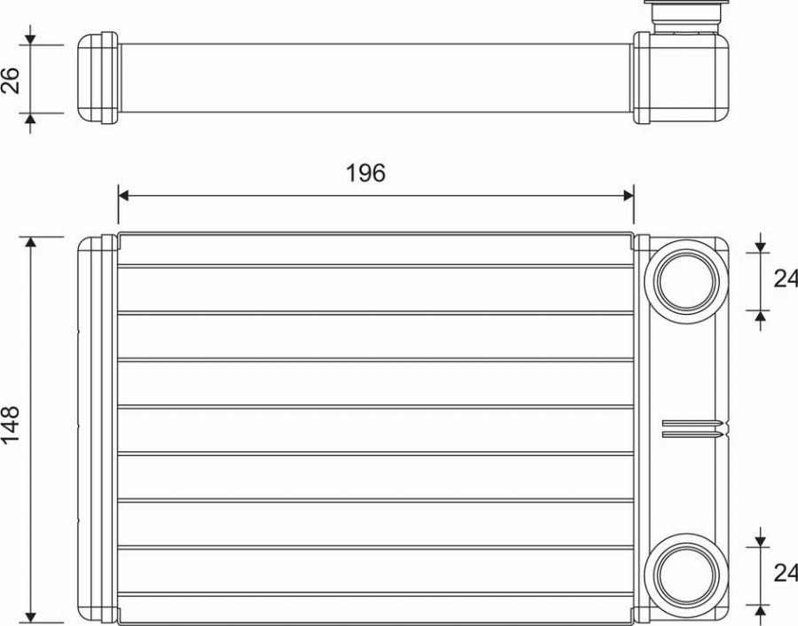 Valeo 811608 - Scambiatore calore, Riscaldamento abitacolo autozon.pro