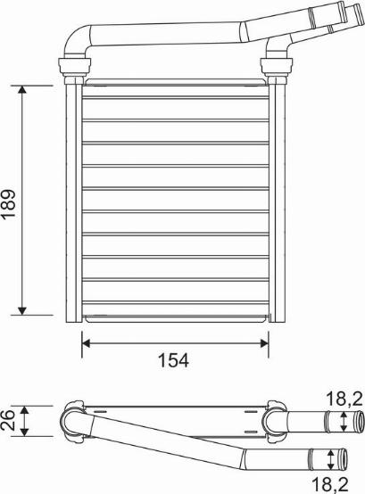 Valeo 811626 - Scambiatore calore, Riscaldamento abitacolo autozon.pro