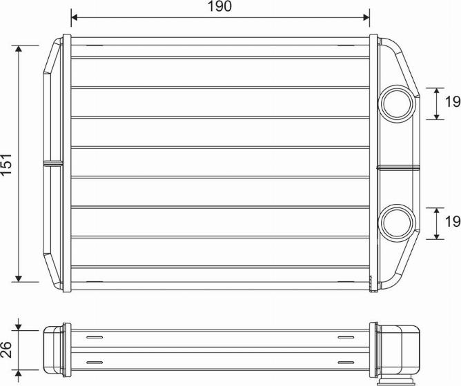 Valeo 811622 - Scambiatore calore, Riscaldamento abitacolo autozon.pro